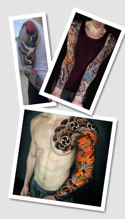 кому підійде тату Японський рукав