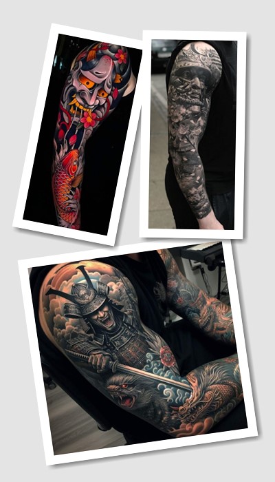 кому підійде татуювання Японський рукав