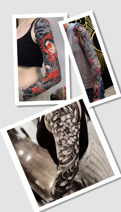 ідеї татуювання Японський рукав