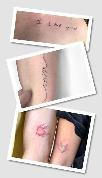 стиль татуювання Кохання