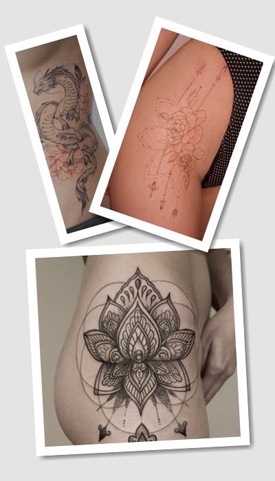 стиль тату З сенсом жіночі