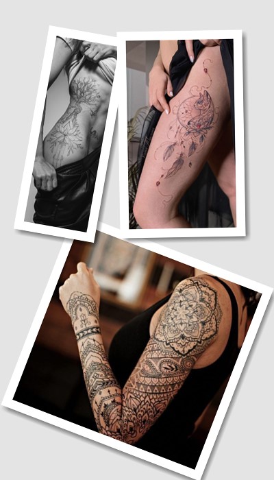 стиль татуювання З сенсом жіночі