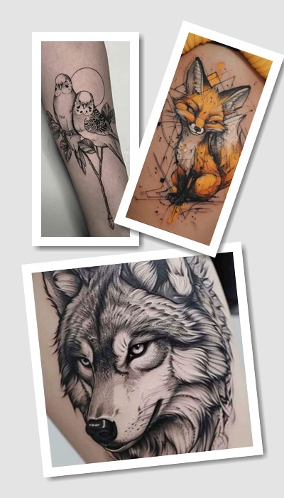 особливості тату Тварини