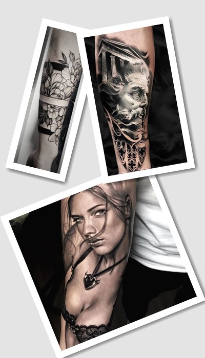 тату Чорно білі