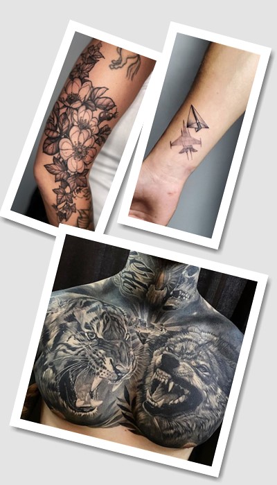 особливості татуювань Чорно білі