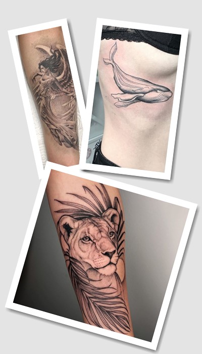 кому підійде татуювання Чорно білі