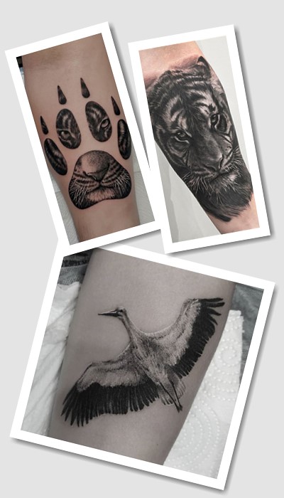 ідеї татуювання Чорно білі