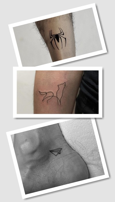 стиль тату Прості