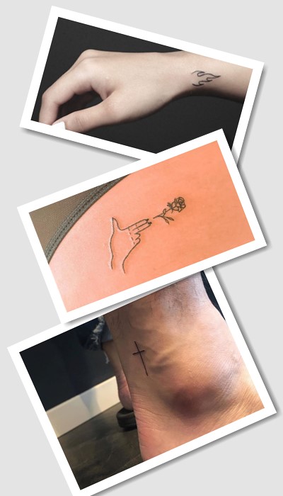 особливості тату Прості