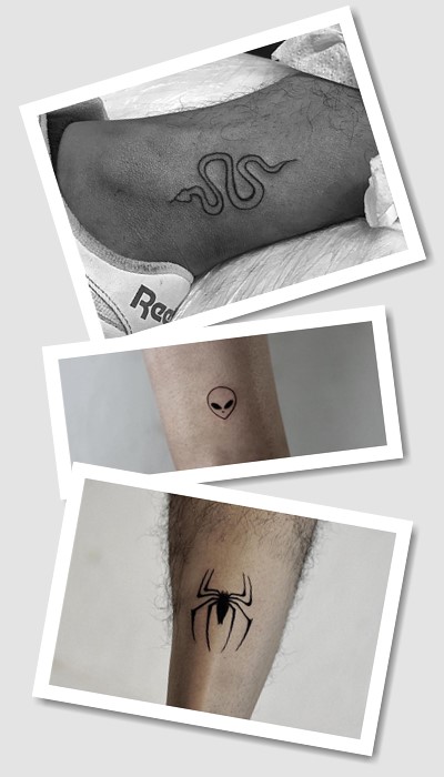 особливості тату Маленькі чоловічі