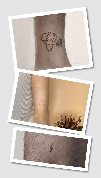 особливості татуювань Маленькі чоловічі