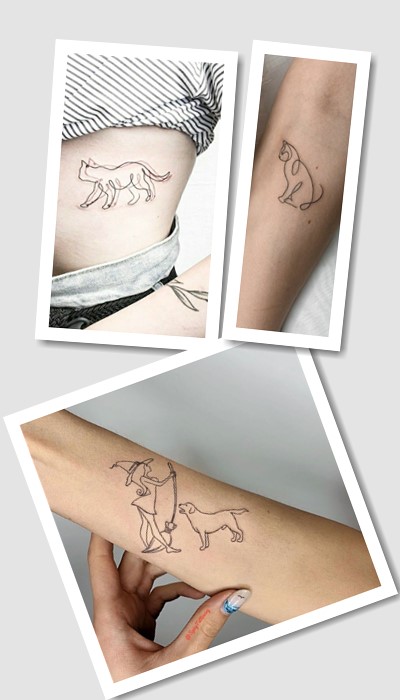 татуювання Контур