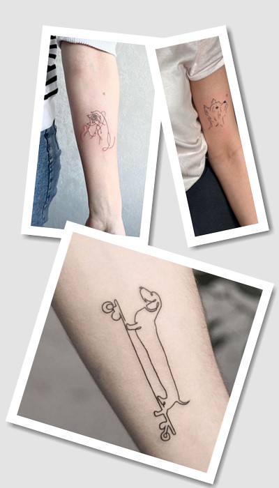 ідеї татуювання Контур