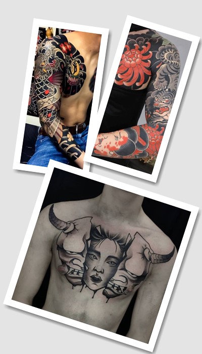 стиль тату японські