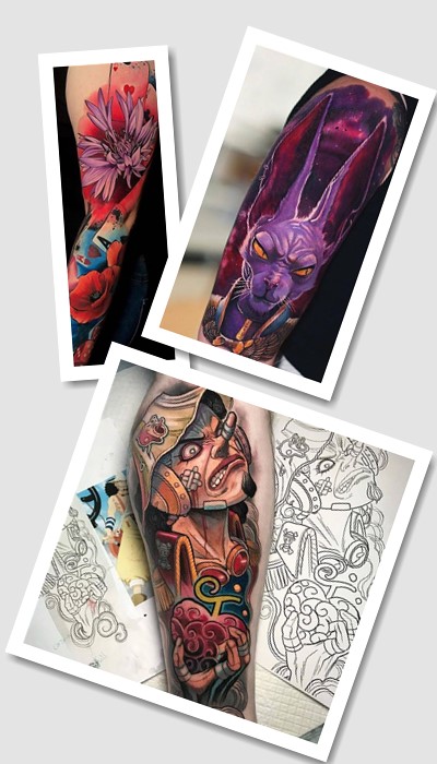 татуювання кольорові у Києві