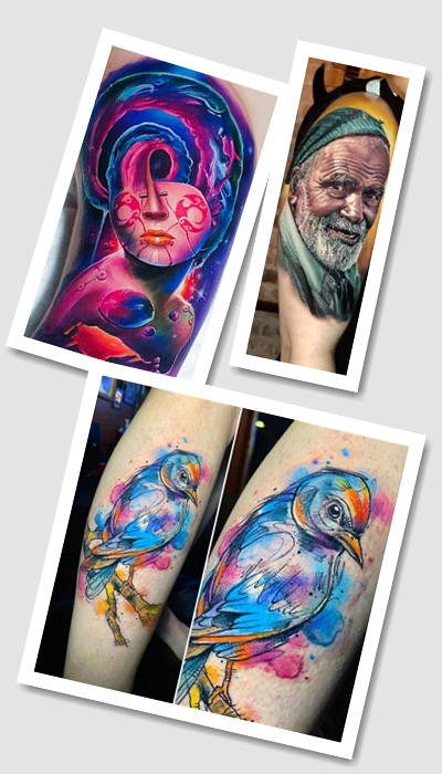 особливості тату кольорові