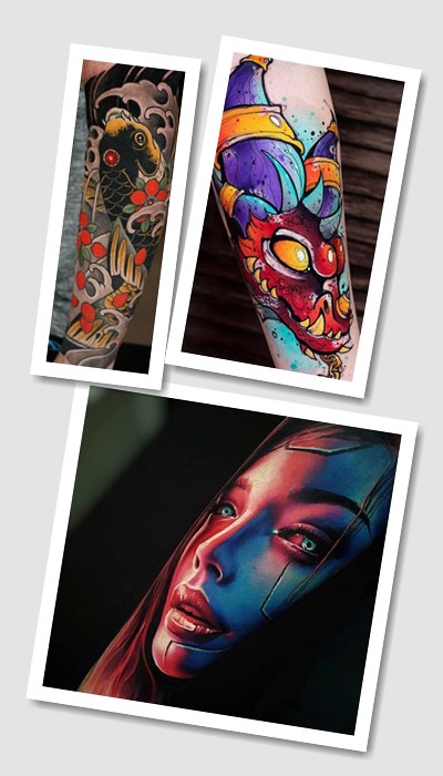 особливості татуювань кольорові