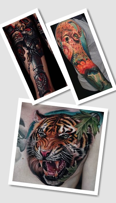 кому підійде тату кольорові