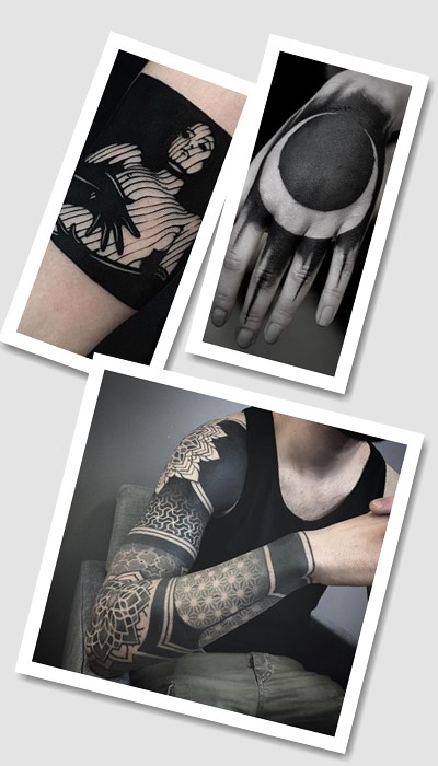 особливості татуювань чорні на білому фоні