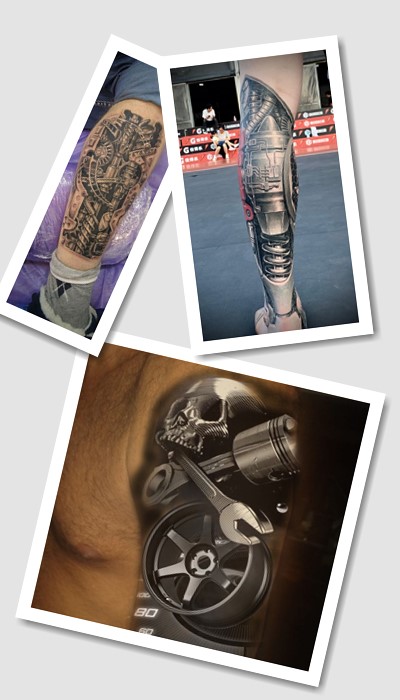 кому підійде татуювання механіка