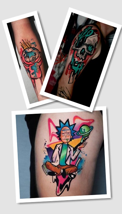 стиль тату андеграунд