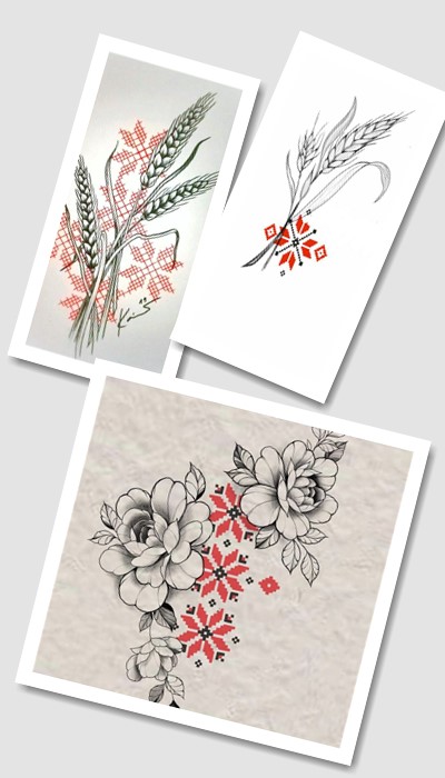 Ескізи татуювань вишиванка