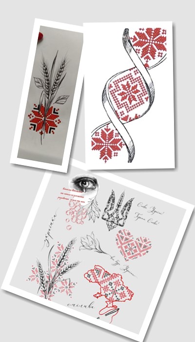 значення ескіз татуювання вишиванка