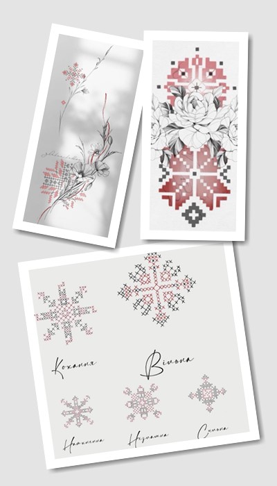 кому підійде ескіз татуювання вишиванка