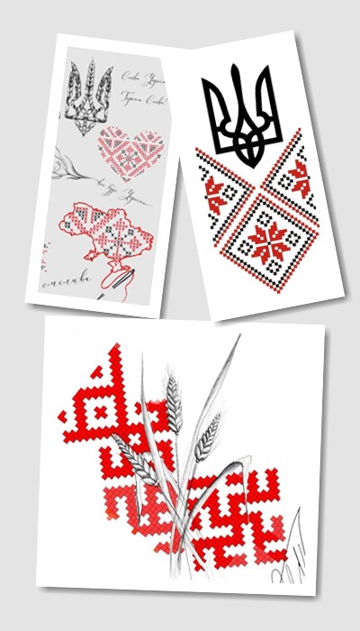 що означає ескіз татуювання патріотичні