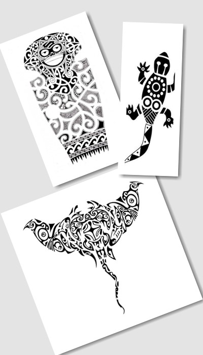 Значення ескізів тату полінезія