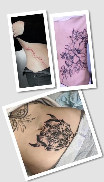тату на животі жіночі