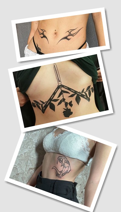особливості татуювань на животі жіночі