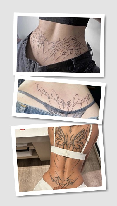 кому підійде тату на куприку