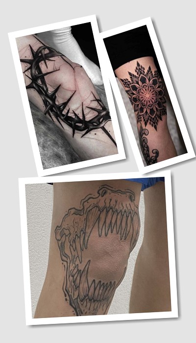 татуювання на колінах у Києві