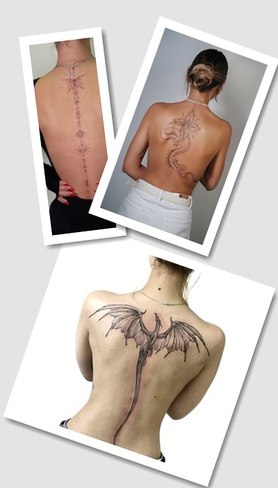 тату на хребті