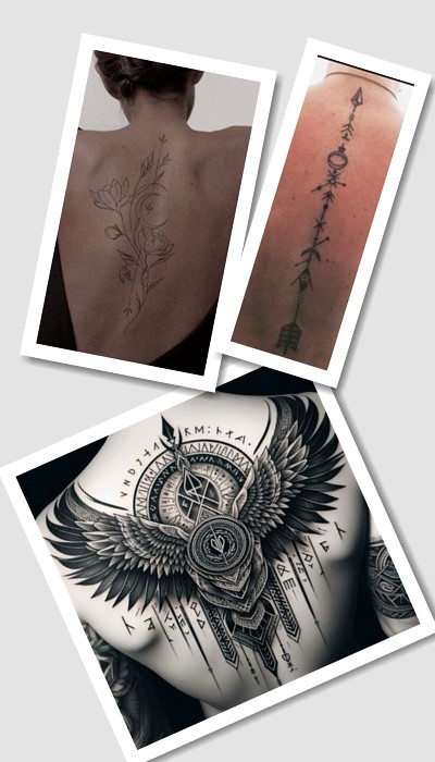 татуювання на хребті