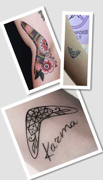 стиль тату бумеранг