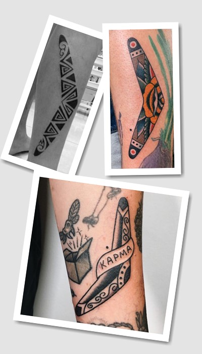 кому підійде тату бумеранг