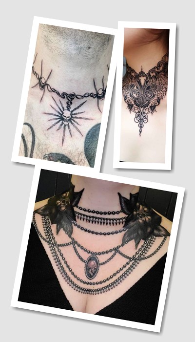 стиль тату чокер