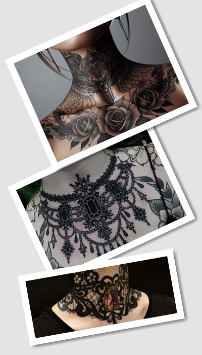 стиль татуювання чокер