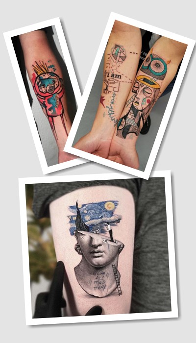 стиль тату креативні