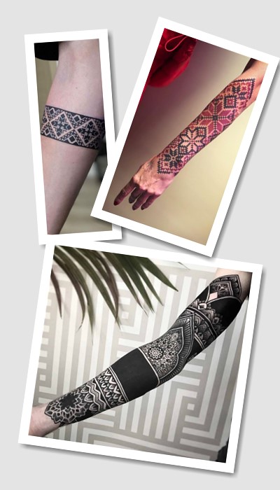 стиль тату орнамент