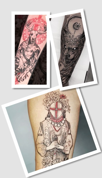 стиль татуювання язичницькі