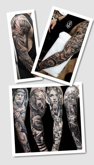 стиль тату рукава