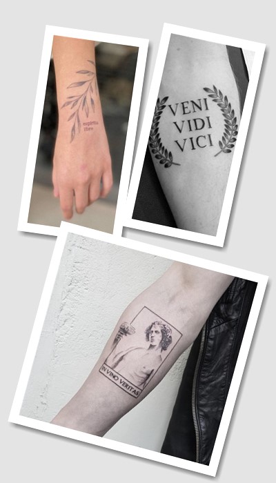 кому підійде тату цитати