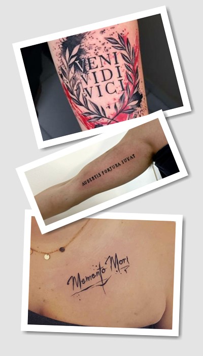 кому підійде татуювання цитати