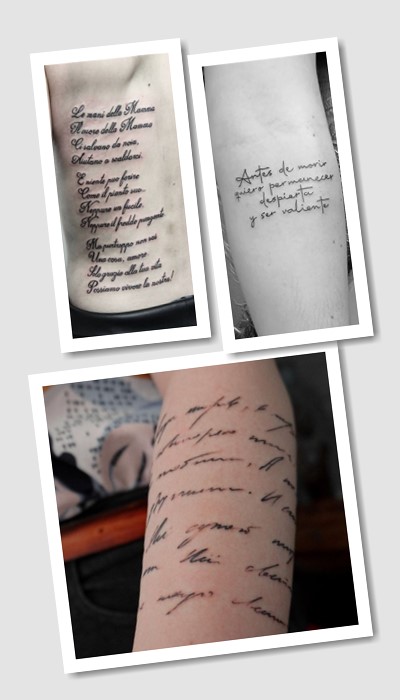 особливості тату вірші