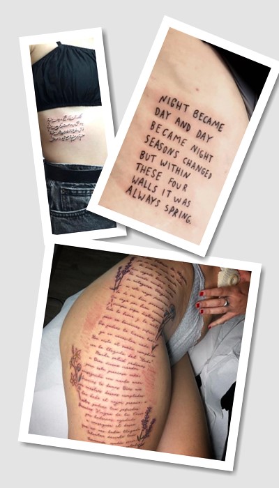 кому підійде тату вірші