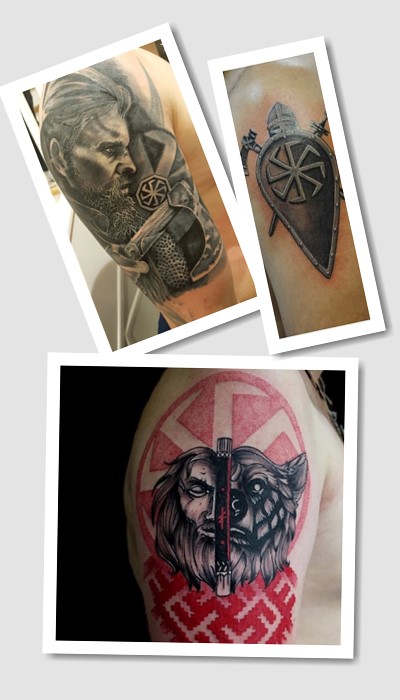 стиль тату свастика