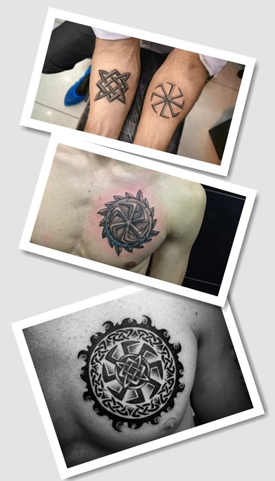 стиль татуювання свастика